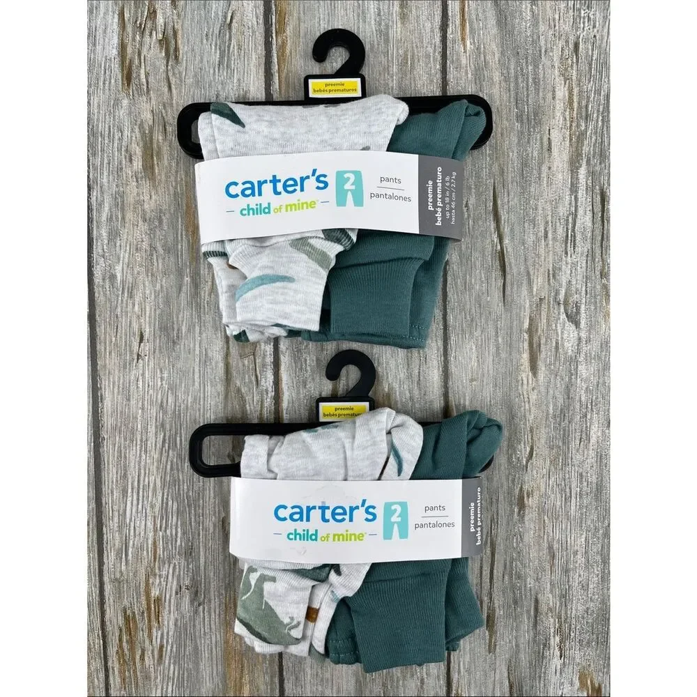 Baby Preemie Bodysuit & Pants 10-Piece Bundle